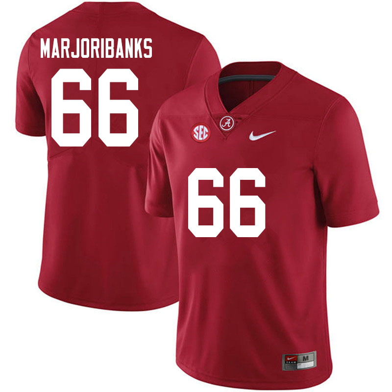 Men #66 Alec Marjoribanks Alabama Crimson Tide College Football Jerseys Sale-Crimson